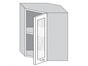 1.60.3у Шкаф настенный (h=720) угловой на 600мм со стекл. дверцей в Петропавловске - petropavlovsk.magazinmebel.ru | фото
