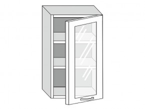 19.50.3 Шкаф настенный (h=913) на 500мм с 1-ой стекл. дверцей в Петропавловске - petropavlovsk.magazinmebel.ru | фото