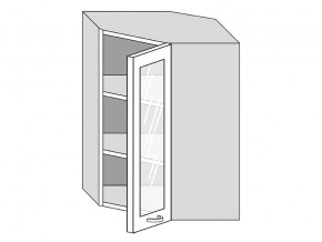 19.60.3у Шкаф настенный (h=913) угловой на 600мм со стекл. дверцей в Петропавловске - petropavlovsk.magazinmebel.ru | фото