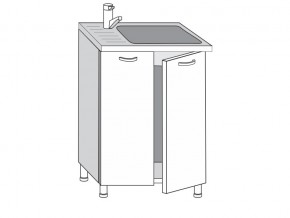 2.60.2м Шкаф-стол на 600мм под врезную мойку с 2-мя дверцами в Петропавловске - petropavlovsk.magazinmebel.ru | фото