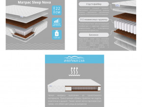 Матрас Sleep Nova шириной 1600 мм в Петропавловске - petropavlovsk.magazinmebel.ru | фото - изображение 2