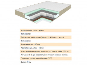 Матрас Тиссая 120х200 в Петропавловске - petropavlovsk.magazinmebel.ru | фото - изображение 2