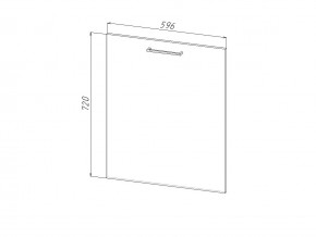 П 60 Комплект для посудомоечной машины 600 мм (цоколь + фасад) ЛДСП в Петропавловске - petropavlovsk.magazinmebel.ru | фото